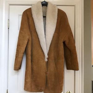 Searle Shearling Coat Ladies Size M